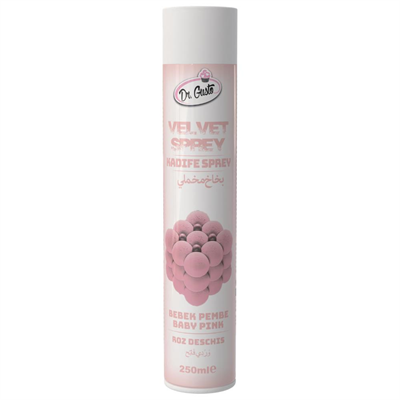 Kadife (Velvet) Sprey Gıda Boyası Bebe Pembe 250 ml