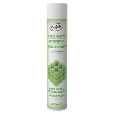 Kadife (Velvet) Sprey Gıda Boyası Soft Yeşil 250 ml