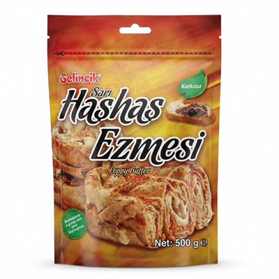 Katkısız Doğal Sarı Haşhaş Ezmesi 500 GR – Geleneksel Yoğun Lezzet