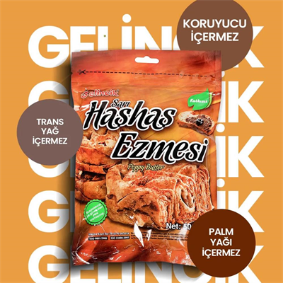 Katkısız Doğal Sarı Haşhaş Ezmesi 500 GR – Geleneksel Yoğun Lezzet
