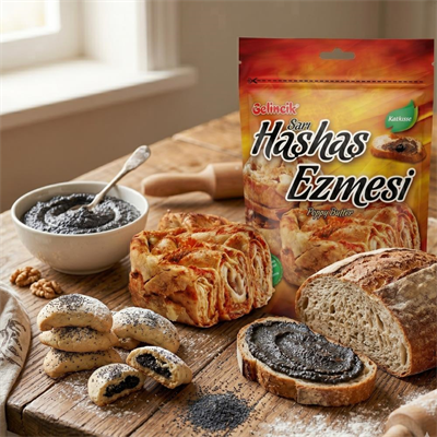 Katkısız Doğal Sarı Haşhaş Ezmesi 500 GR – Geleneksel Yoğun Lezzet