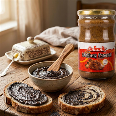 Katkısız Doğal Sarı Haşhaş Ezmesi 600 GR – Geleneksel ve Yoğun Lezzet