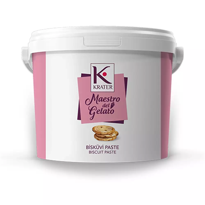 Krater Bisküvi Aromalı Dondurma Paste 3 Kg