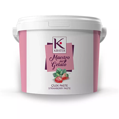 Krater Çilek Dondurma Paste 3 Kg