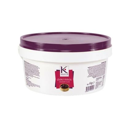 Krater Çilek Krema Dolgusu 4 Kg