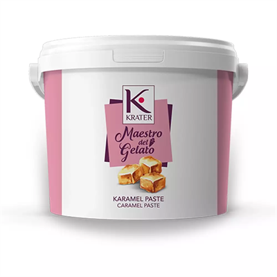 Krater Karamel Aromalı Dondurma Paste 3 Kg