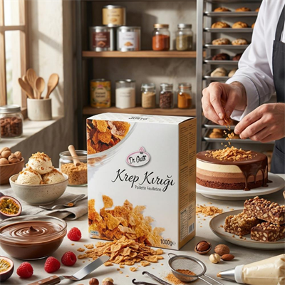 Krep Kırığı Antep Fıstıklı 1 KG – Pastacılık ve Tatlı Süsleme Ürünü