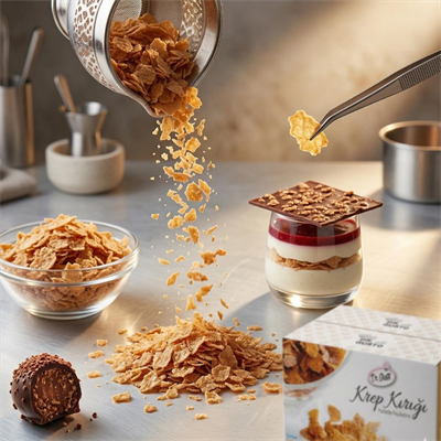 Krep Kırığı Antep Fıstıklı 1 KG – Pastacılık ve Tatlı Süsleme Ürünü