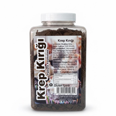 Krep Kırığı Çikolata 150 GR – Waffle, Pancake ve Tatlılar İçin Çikolatalı Çıtır