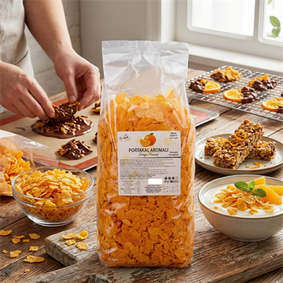 Krep Kırığı Portakallı 1 KG – Pastacılık ve Tatlı Süsleme Ürünü