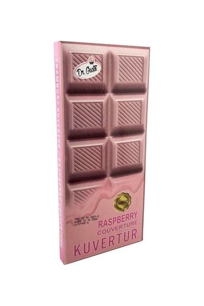 Kuvertür 4 Lü Çikolata / Bitter, Sütlü,beyaz, Frambuaz Çikolatalar 200 Gr. X 4