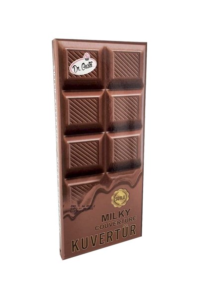 Kuvertür 4 Lü Çikolata / Bitter, Sütlü,beyaz, Frambuaz Çikolatalar 200 Gr. X 4