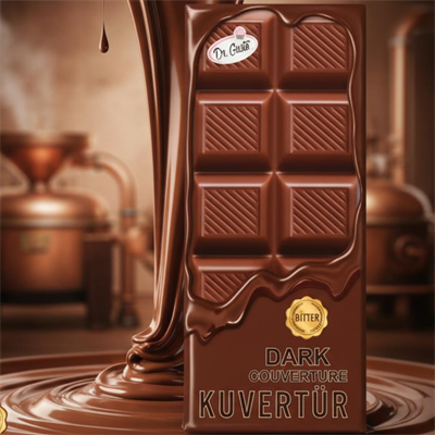 Kuvertür Mini Çikolata Bitter 200 g – Dr. Gusto | Kaplama, Ganaj ve Dolgu İçin Yoğun Bitter