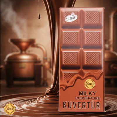 Kuvertür Mini Çikolata Sütlü 200 g – Ganaj, Kaplama ve Dolgu İçin Kuvertür