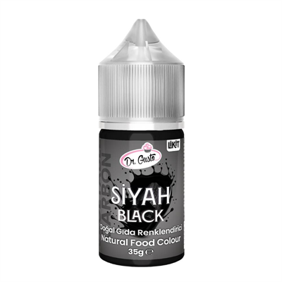 Dr. Gusto Likit Siyah Doğal Gıda Boyası 35 gr Bitkisel