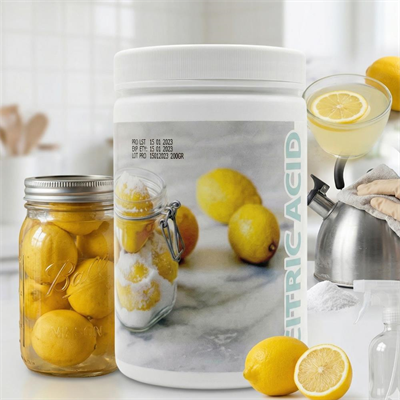 Limon Tuzu (Sitrik Asit) Medium 200 GR – Turşu, Salamura, Reçel ve İçecekler İçin Asitlik Düzenleyici