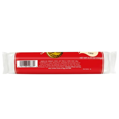 Lotus Biscoff Sandwich Vanilya 150 Gr – Karamelize Bisküvi Arasında Vanilya Kremalı Lezzet