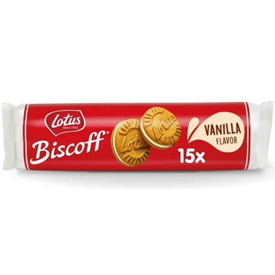 Lotus Biscoff Sandwich Vanilya 150 Gr – Karamelize Bisküvi Arasında Vanilya Kremalı Lezzet