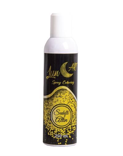 Lunart Sprey Gıda Boyası Altın 250 ml