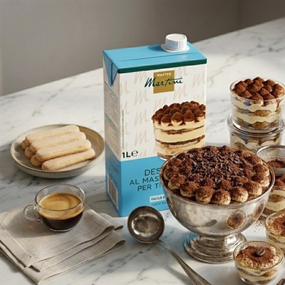 Master Martini Mascarpone Krema 1 Kg Profesyonel İtalyan Usulü Tatlı ve Pasta Kreması