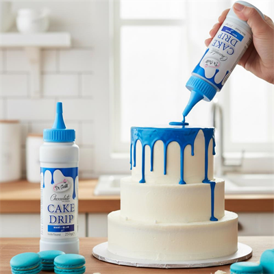 Mavi Cake Drip 250 g – Pasta, Kek ve Tatlı Üzeri Çikolata Kaplama Sosu