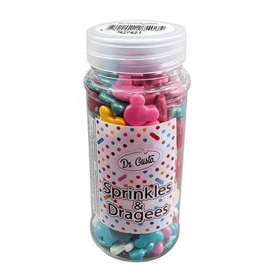 Dr. Gusto Mikimouse Şeker Rengarenk 90 gr - Pasta, Kurabiye ve Cupcake Dekorasyon Şekeri