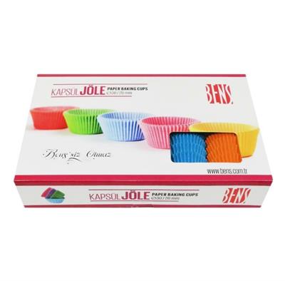 Efe Pastacılık Mini Çikolata ve Kek Kağıdı Kapsül Renkli 1000 adet