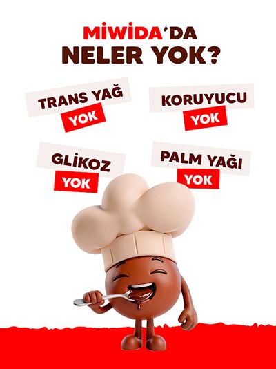 MİWİDA Kakaolu Fındık Kreması 350 G