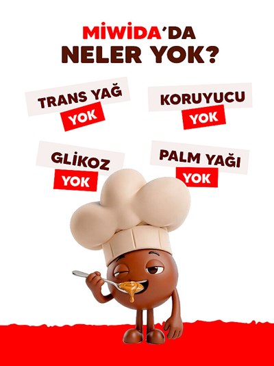 MİWİDA Parçacıklı Yer Fıstığı Kreması 350 G