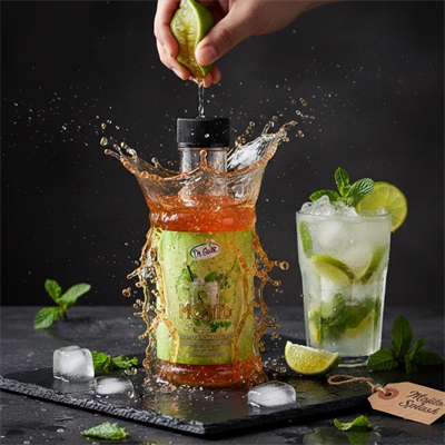 Dr. Gusto Mojito Kokteyl Şurubu 300 cc - Ferahlatıcı Limon & Nane Aromalı İçecek, Kahve Şurubu