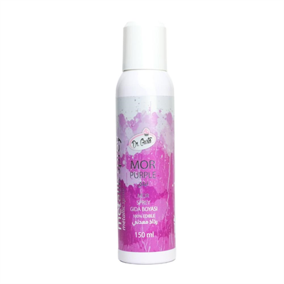 Mor Renkli Sprey Gıda Boyası 150 ml