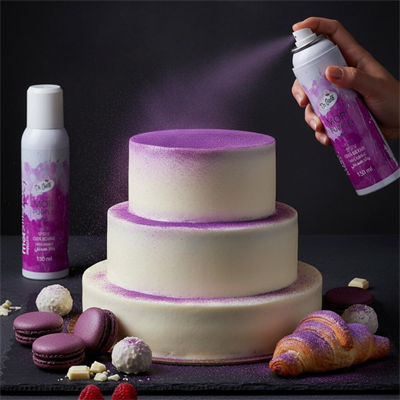 Mor Renkli Sprey Gıda Boyası 150 ml