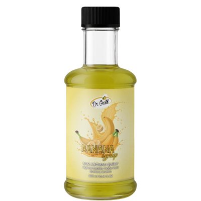 Dr. Gusto Muz Kokteyl Şurubu 300 cc - Yoğun Muz Aromalı İçecek, Kahve ve Tatlı Şurubu
