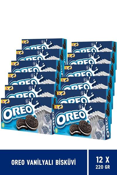 Oreo Vanilyalı Bisküvi 220 gr - 12 adet