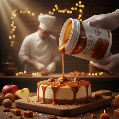 Ovalette Jöle Karamel 1 kg - Pasta, Triliçe ve Tatlı Kaplama Jölesi