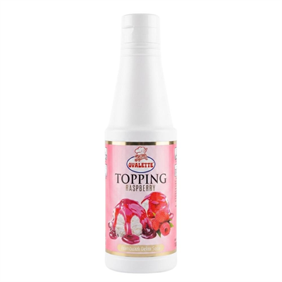 Ovalette Topping Frambuaz Sosu 1 Kg – Tatlı, Waffle, Pancake ve İçecekler İçin Yoğun Meyve Aromalı Topping