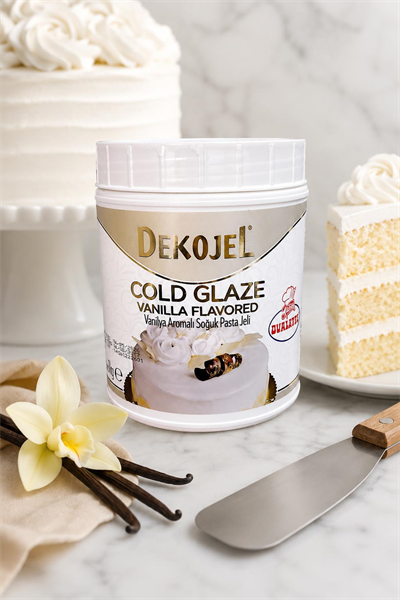 Ovalette Vanilya Aromalı Beyaz Jöle 1 Kg
