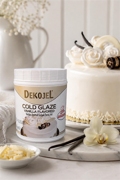 Ovalette Vanilya Aromalı Beyaz Jöle 1 Kg