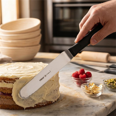 Pasta Paleti 20 CM Yuvarlak Uçlu – Profesyonel Krema Sürme Spatulası