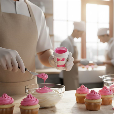 Pembe Jel Boya 30 Gr – Konsantre Jel Gıda Boyası