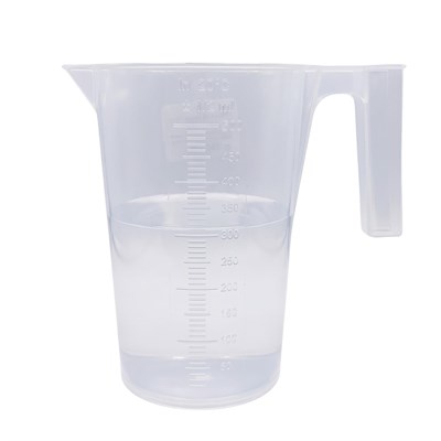 Plastik Kulplu Ölçü Kabı Beher 500 Ml (1/2 Litre)