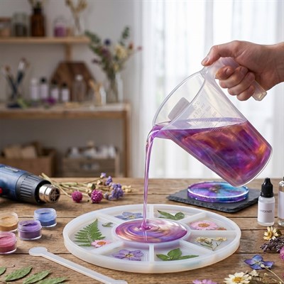 Plastik Kulplu Ölçü Kabı Beher 500 Ml (1/2 Litre)