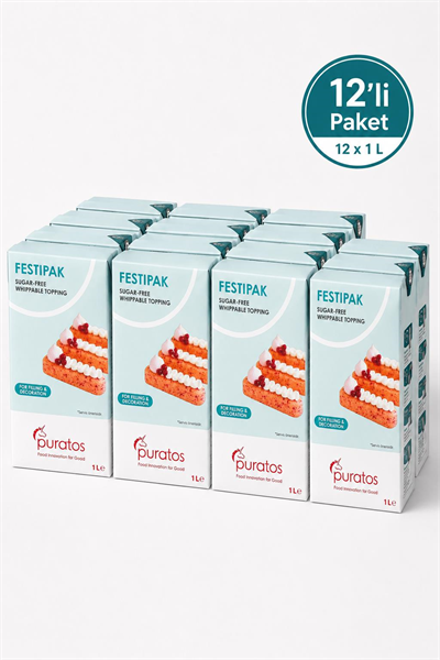 Puratos Festipak Sıvı Şanti – 12 Adet