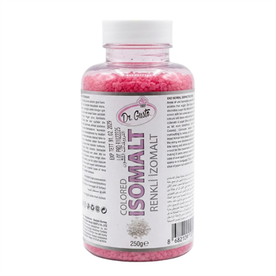Renkli İzomalt (Isomalt) Pembe 250 GR – Şeker Sanatı ve Pasta Dekorasyon İçin