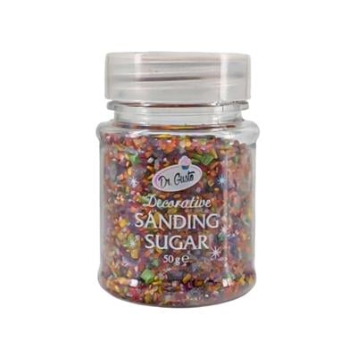Renkli Sanding Şeker Mix 50 gr – Yenilebilir Pasta ve Tatlı Süsleme Şekeri