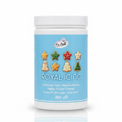 Royal Icing 200 Gr Mavi – Kurabiye, Pasta ve Şeker Hamuru Dekoru