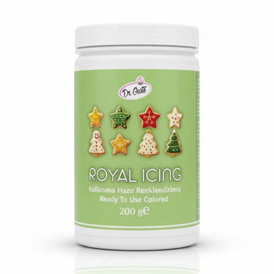 Royal Icing 200 Gr Yeşil – Kurabiye, Pasta ve Şeker Hamuru Dekoru