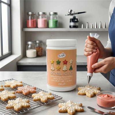 Royal Icing Turuncu 200 GR – Hazır Kurabiye ve Pasta Süsleme Kreması