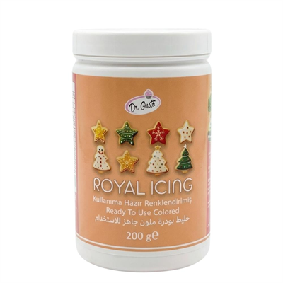 Royal Icing Turuncu 200 GR – Hazır Kurabiye ve Pasta Süsleme Kreması