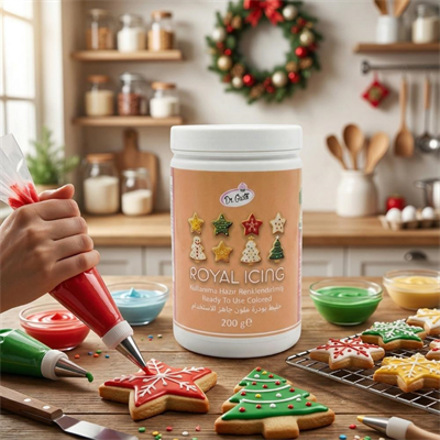 Royal Icing Turuncu 200 GR – Hazır Kurabiye ve Pasta Süsleme Kreması